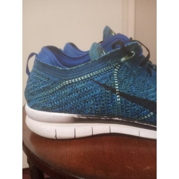 Nike Free TR Flyknit 718785-401 Blue Running Shoes Sneakers Women's Size 11.5 - Picture 4 of 14